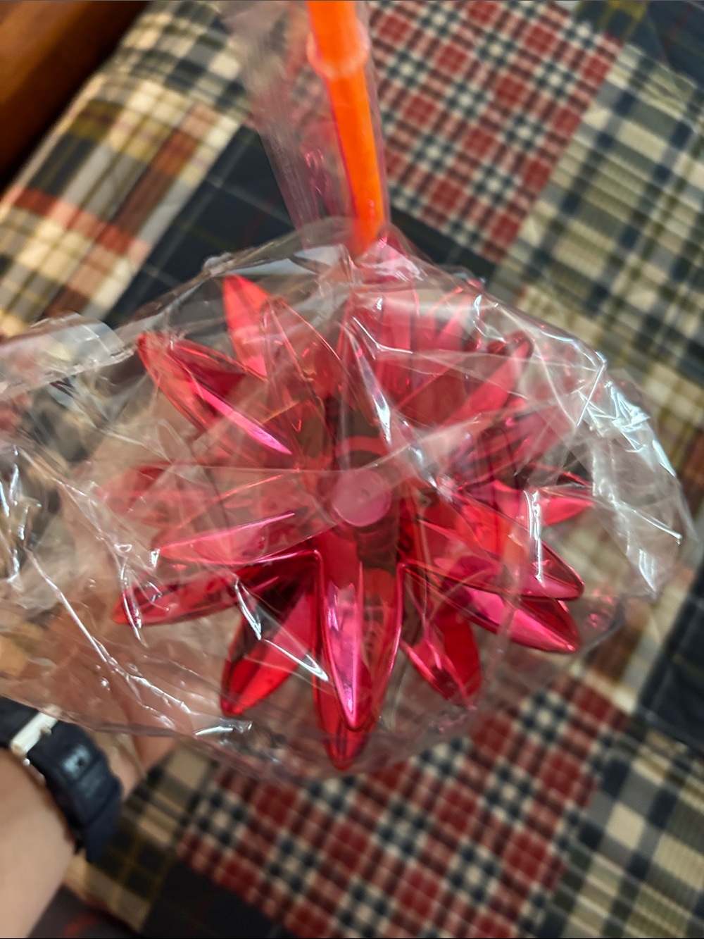 Dunkin Barbie Pink Pineapple Drink Tumbler with Straw - Picture 2 of 3